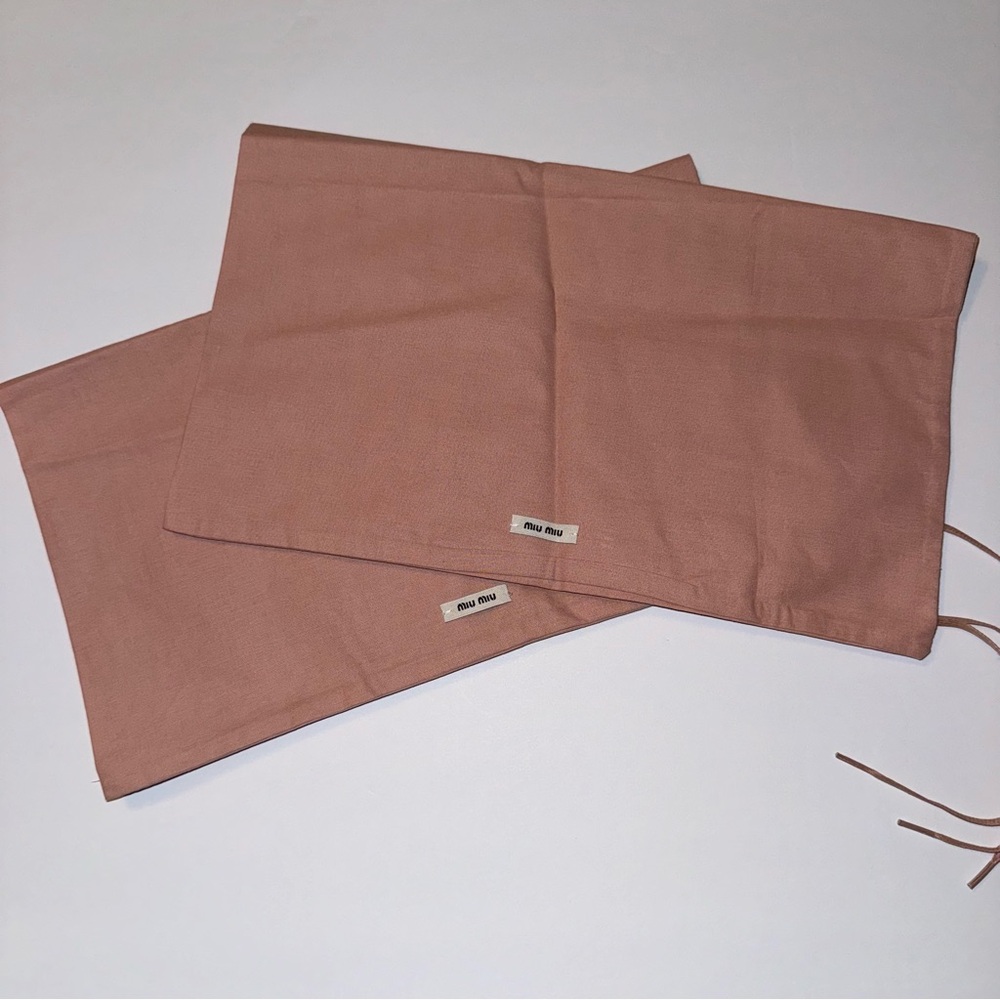 Set of Two MIU MIU Dust Bags